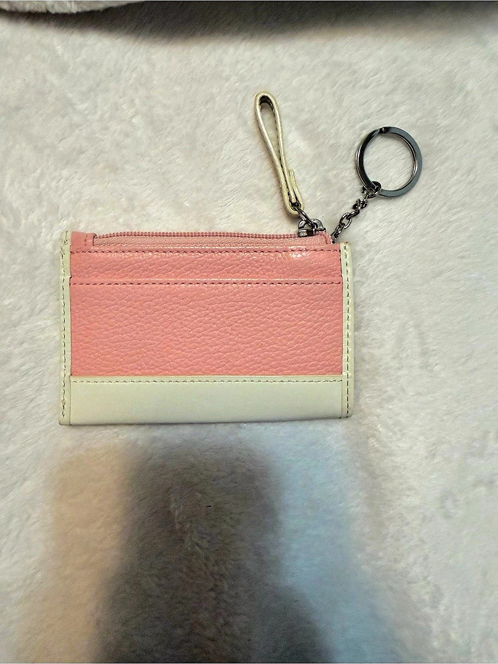 Coach Hamptons Turnlock Flap Bag Pink & white Crossbody/shoulder - Picture 9 of 11